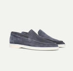 Men's Suede Loafers in Brown - Slip-On Casual and Semi-Formal Footwear for Effortless Style