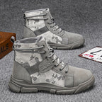 Mens Walking Boots - Durable Outdoor Boots for All-Terrain Adventures, Comfortable Fit and Ankle Support