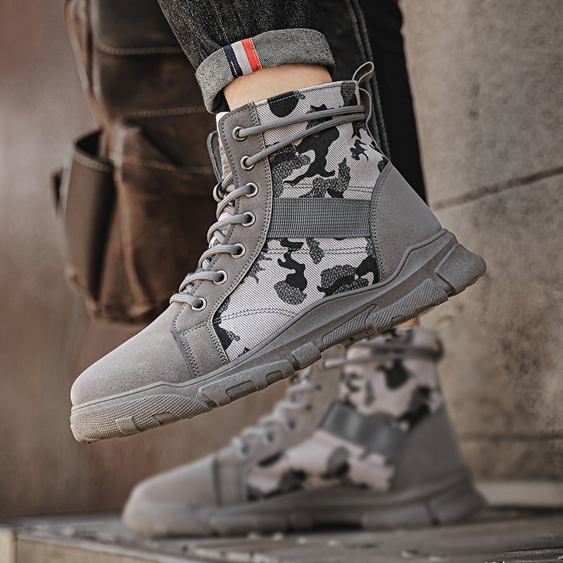 Mens Walking Boots - Durable Outdoor Boots for All-Terrain Adventures, Comfortable Fit and Ankle Support