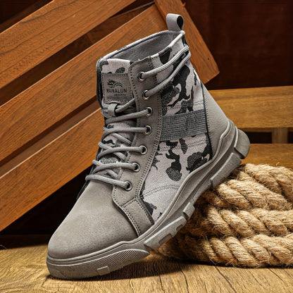 Mens Walking Boots - Durable Outdoor Boots for All-Terrain Adventures, Comfortable Fit and Ankle Support