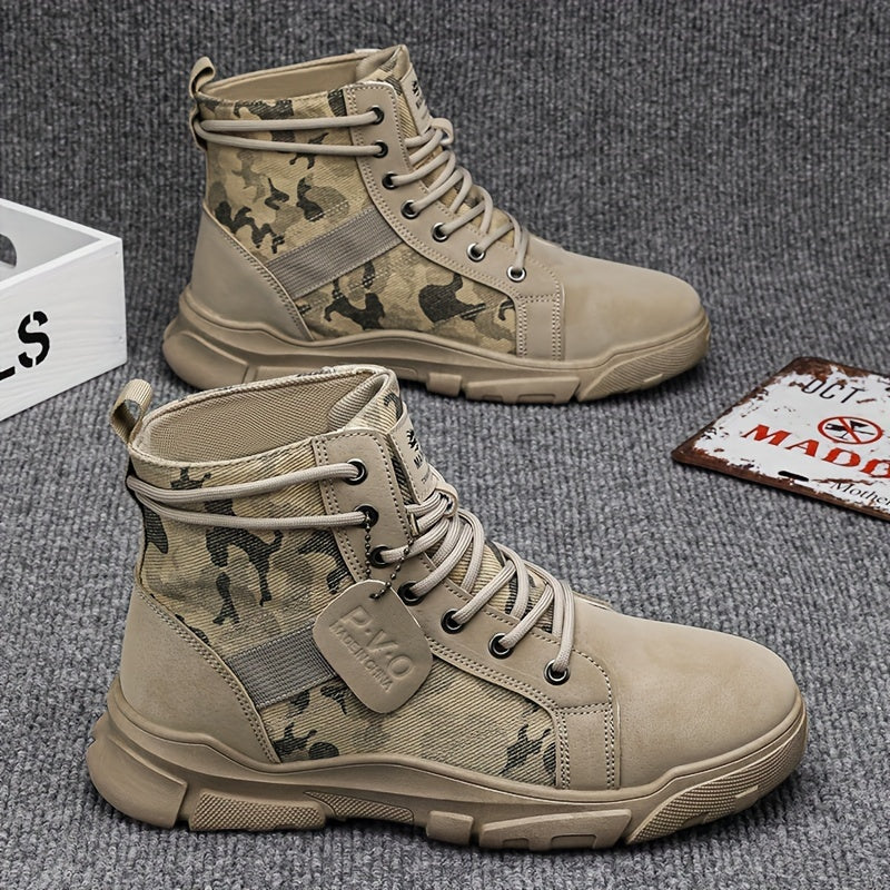 Mens Walking Boots - Durable Outdoor Boots for All-Terrain Adventures, Comfortable Fit and Ankle Support