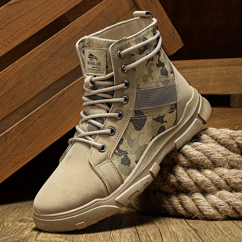 Mens Walking Boots - Durable Outdoor Boots for All-Terrain Adventures, Comfortable Fit and Ankle Support