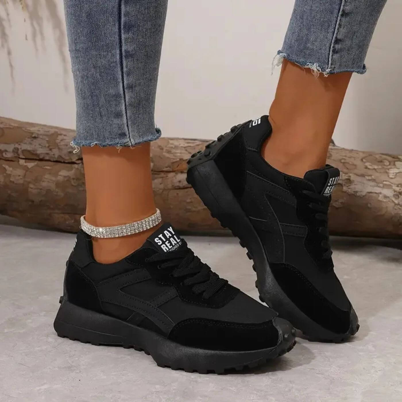 Orthopedic Slip-Resistant Sneakers for Women - Comfortable Supportive Footwear