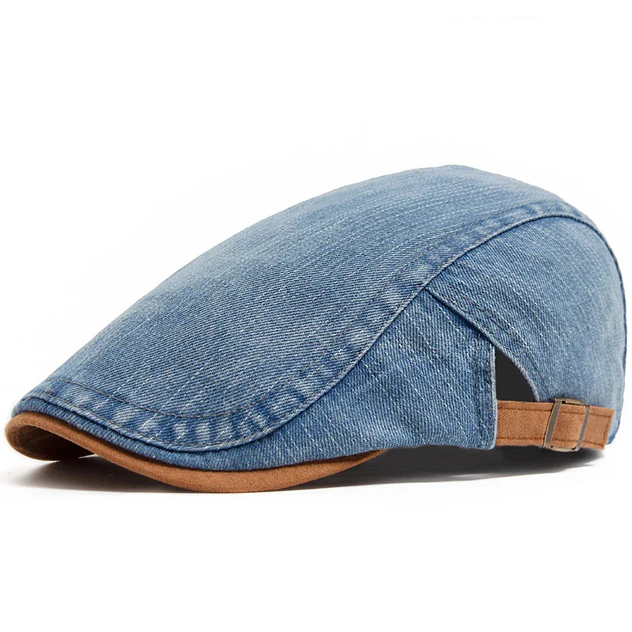 VARENO™ – PREMIUM DENIM FLAT CAP