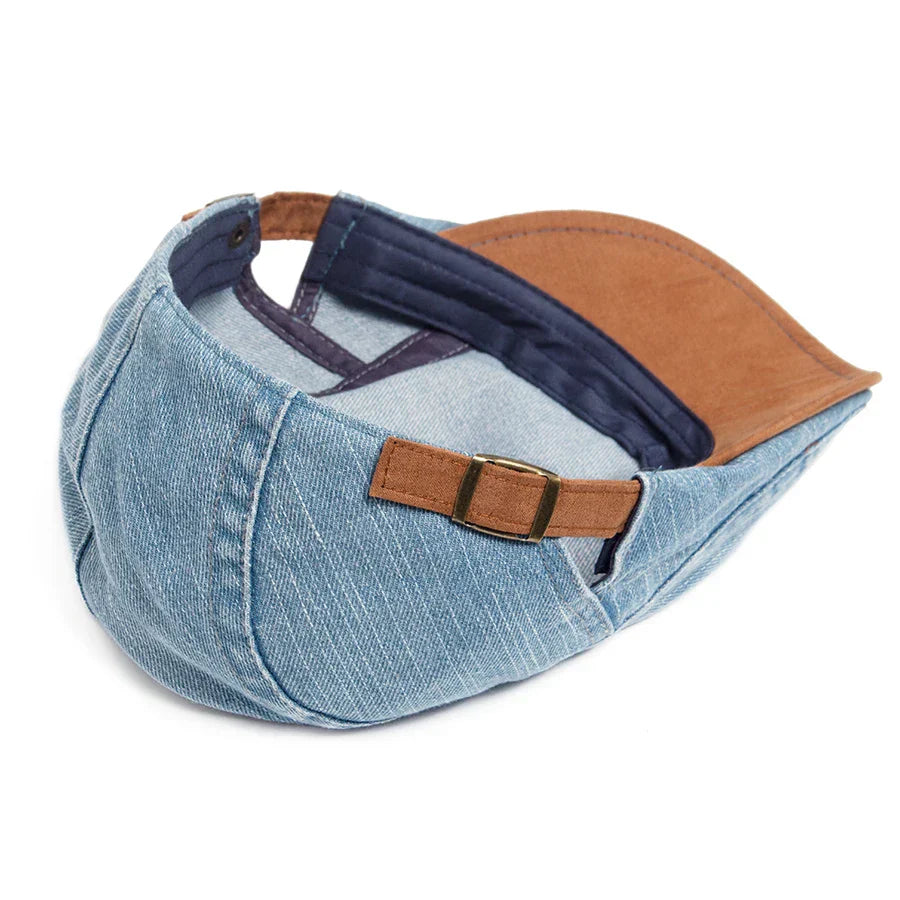 VARENO™ – PREMIUM DENIM FLAT CAP