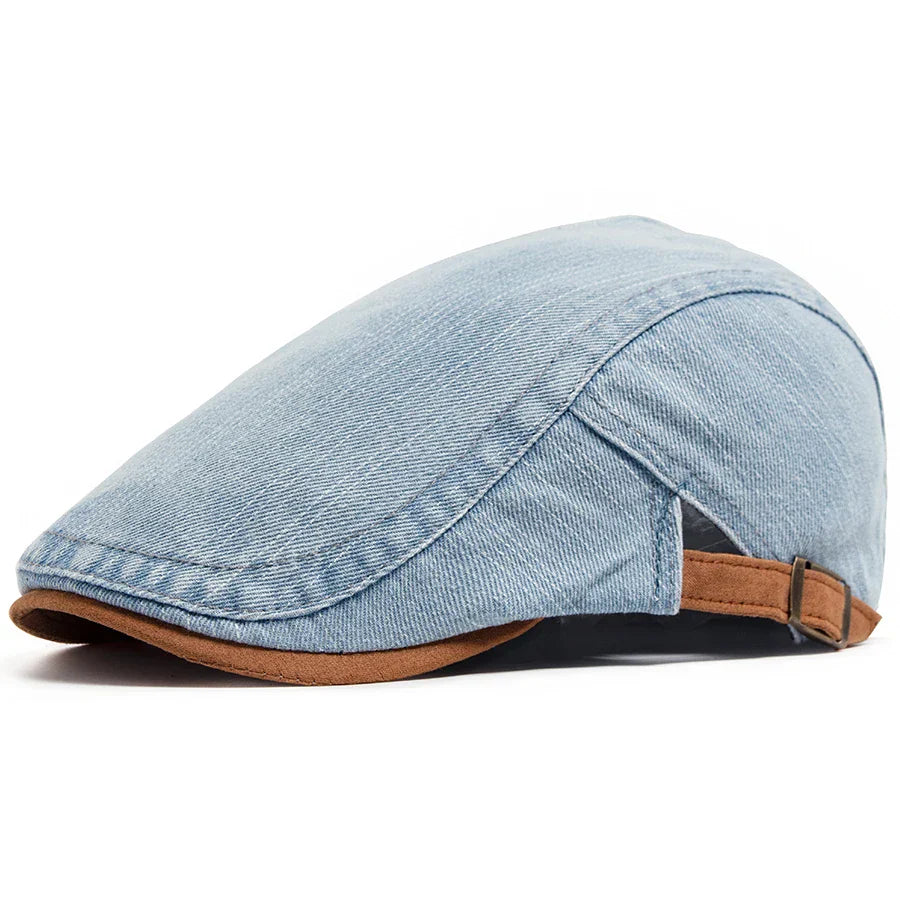 VARENO™ – PREMIUM DENIM FLAT CAP