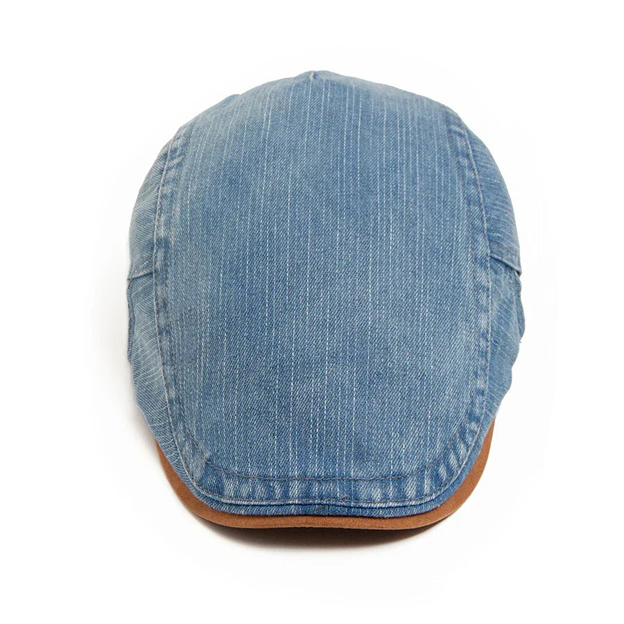 VARENO™ – PREMIUM DENIM FLAT CAP