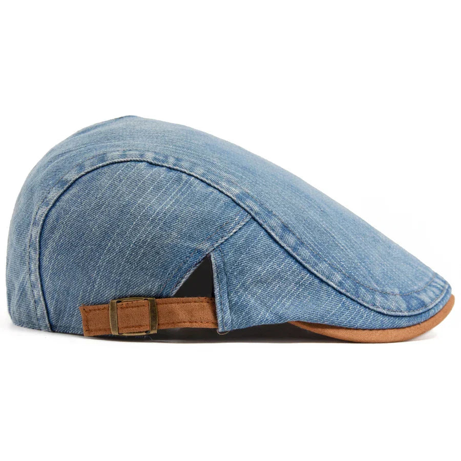VARENO™ – PREMIUM DENIM FLAT CAP