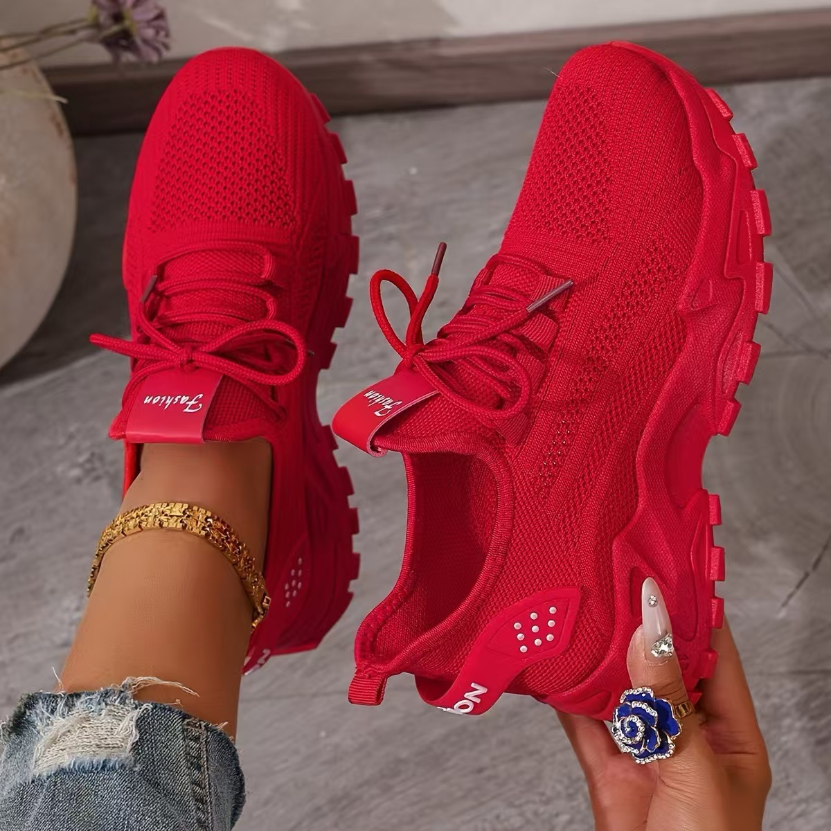 Women's Sneakers - Best Walking Shoes for Women, Comfortable Orthopedic Sneakers with Arch Support and Shock Absorbing Soles