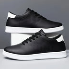Women's White Slip-On Sneakers - Stylish Low-Top Casual Footwear for Everyday Comfort