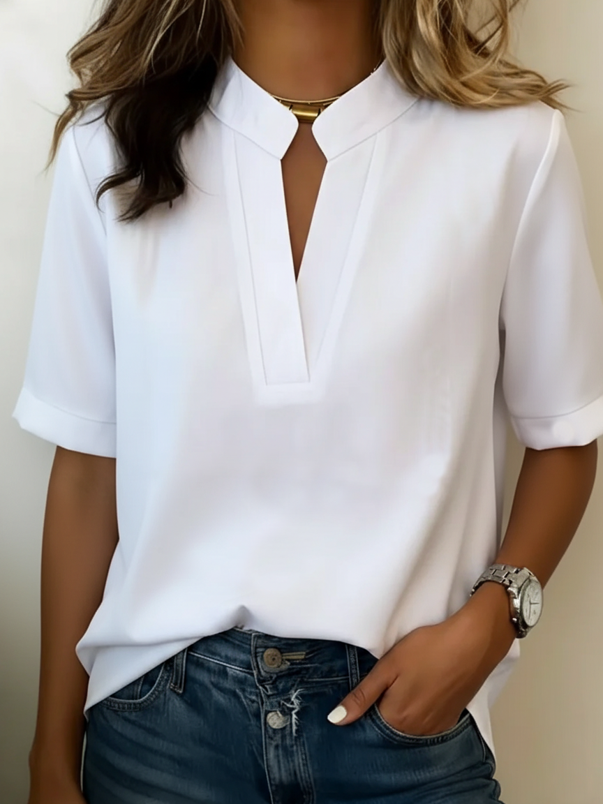 VELMIRA™ – ELEGANT COLLARED BLOUSE